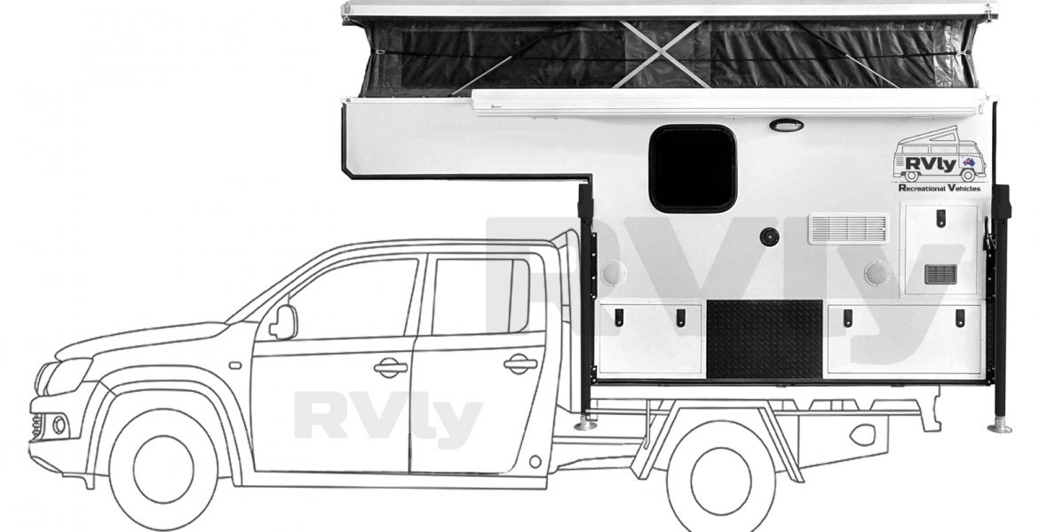 RVLY 3922 Slide-On Camper On Ute